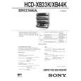 SONY HCDXB33K Service Manual cover photo