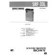 SONY SRF33L Service Manual cover photo