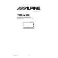 ALPINE TMEM580 Owner's Manual cover photo