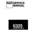 NAD 6325 Service Manual cover photo