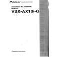 PIONEER VSXAX10I-G Owner's Manual cover photo