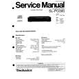 TECHNICS SLPG390 Service Manual cover photo