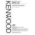 KENWOOD DPC-72 Owner's Manual cover photo