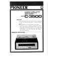 PIONEER C-3500 Owner's Manual cover photo