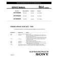 SONY KP51WS500 Service Manual cover photo
