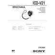 SONY ICDV21 Service Manual cover photo