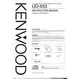 KENWOOD UD553 Owner's Manual cover photo