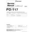 PIONEER PD117 Service Manual cover photo