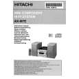 HITACHI AXM7E Owner's Manual cover photo