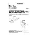 PIONEER KEHP6600RW X1BEW Service Manual cover photo