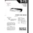 SONY TAF35 Service Manual cover photo