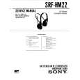 SONY SRF-HM22 Service Manual cover photo