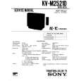 SONY KVM2521D Service Manual cover photo