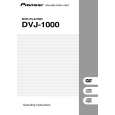 PIONEER DVJ-1000/KUCXJ Owner's Manual cover photo