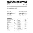 TELEFUNKEN 580 Service Manual cover photo