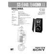 SONY SSE440MKII Service Manual cover photo
