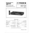 FISHER AD724 Service Manual cover photo