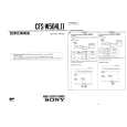 SONY CFSW504LII Service Manual cover photo