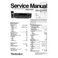 TECHNICS SA-EX900 Service Manual cover photo
