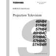 TOSHIBA 57H84 Service Manual cover photo