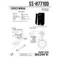 SONY SS-H7710D Service Manual cover photo