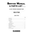 CASIO VM570B Service Manual cover photo