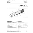 SENNHEISER BF1081-U Service Manual cover photo