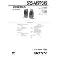 SONY SRSPC45 Service Manual cover photo