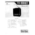 SONY TV900UET Service Manual cover photo