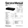 TECHNICS SL-P222A Service Manual cover photo