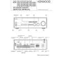 KENWOOD VR205 Service Manual cover photo