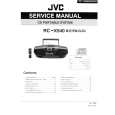 JVC RCX540B/E/EN/G/GI Service Manual cover photo