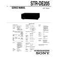 SONY STR-DE205 Service Manual cover photo