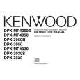 KENWOOD DPX-MP4030 Owner's Manual cover photo