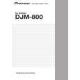 PIONEER DJM-800/KUCXJ Owner's Manual cover photo