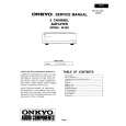 ONKYO M-282 Service Manual cover photo