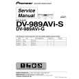 PIONEER DV-989AVI-G/HLXJ Service Manual cover photo