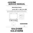 ALPINE IVA-D100R Service Manual cover photo