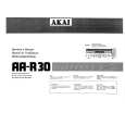 AKAI AA-R30 Owner's Manual cover photo