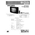 SONY KVC25B Service Manual cover photo