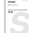 TOSHIBA W55 Service Manual cover photo