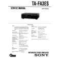 SONY TAFA3ES Service Manual cover photo