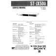 SONY ST-JX500 Service Manual cover photo