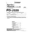 PIONEER PDJ320 Service Manual cover photo