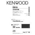 KENWOOD D919 Owner's Manual cover photo