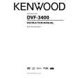 KENWOOD DVF-3400 Owner's Manual cover photo
