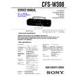 SONY CFS-W308 Service Manual cover photo