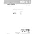 SONY MDRW20 Service Manual cover photo