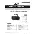 JVC RCX230 Service Manual cover photo