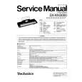 TECHNICS SXKN3000 Service Manual cover photo